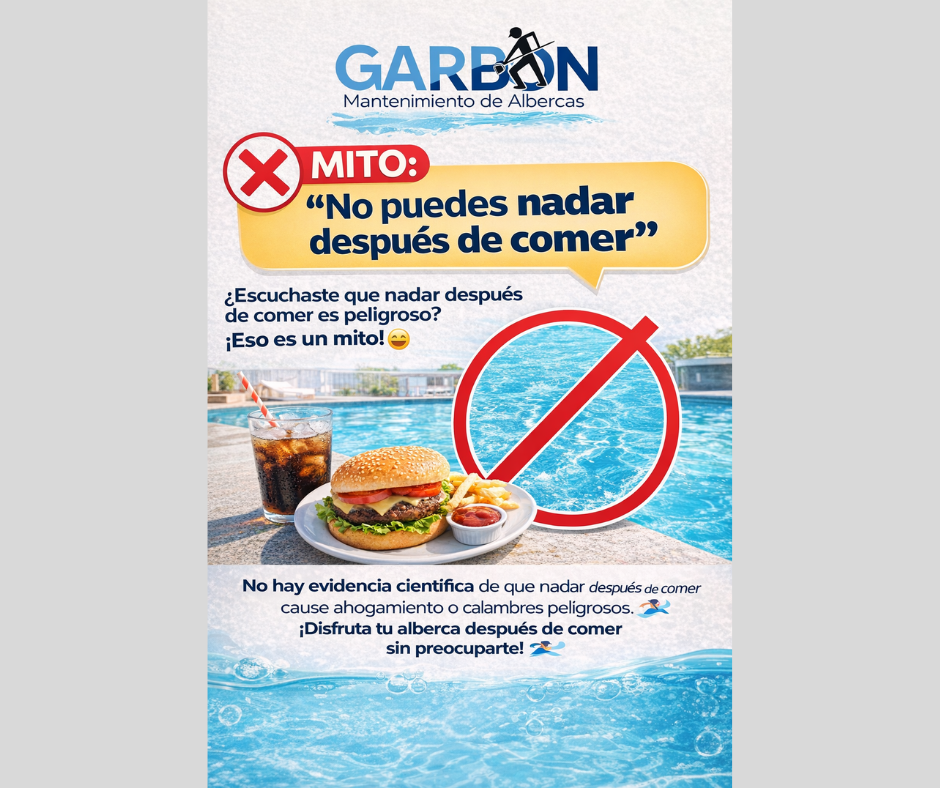 ¿Es peligroso nadar después de comer? Mito o realidad